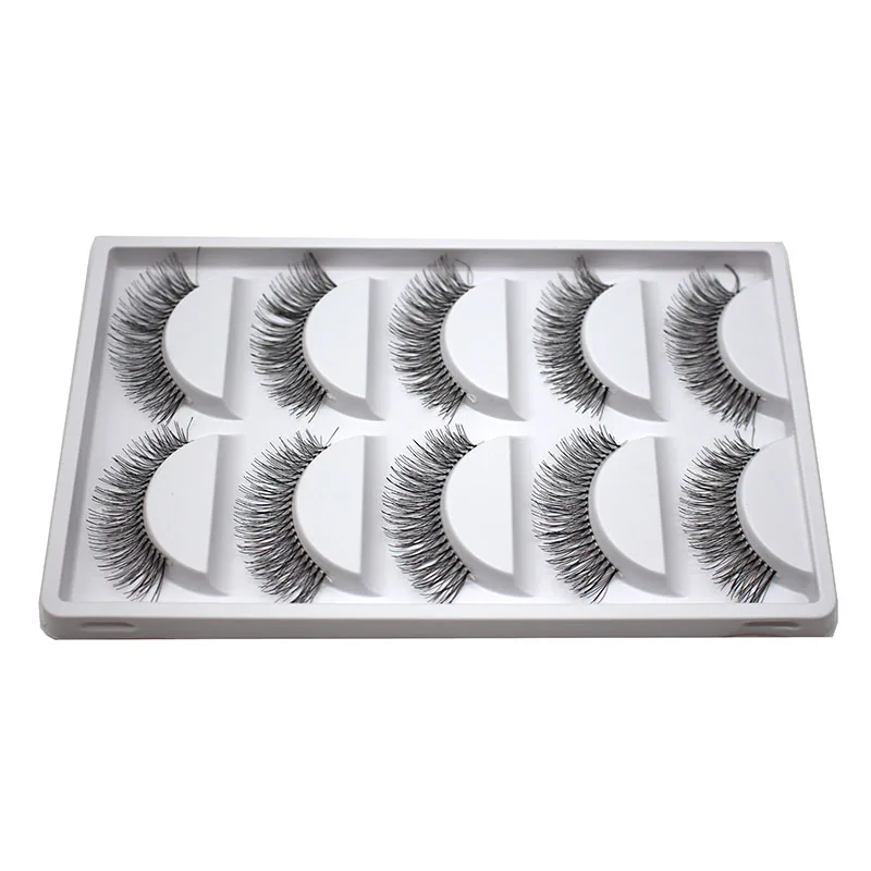 5 пар накладных ресниц A21 Белые Матовые накладные ресницы | Красота и здоровье