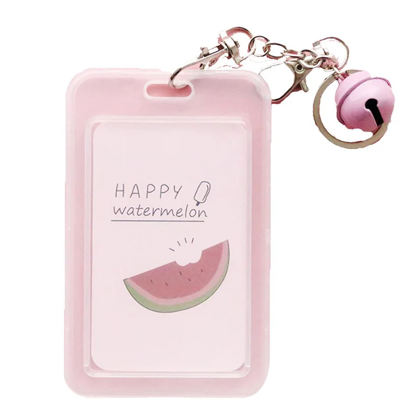 Модный мультяшный чехол для карт с цепочкой брелоков жесткая сумка держатель