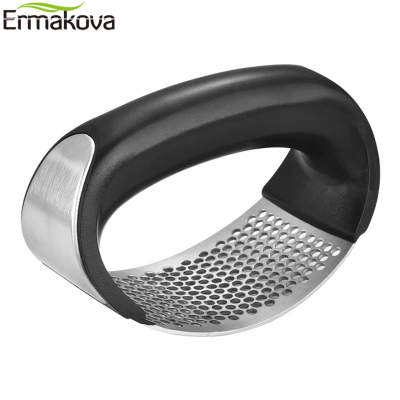 ERMAKOVA чеснок Пресс Нержавеющая сталь овощечистка для чеснока дробилка