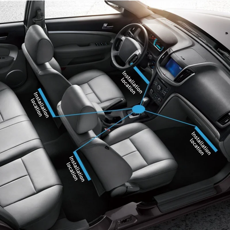 Разноцветный комплект неонового освещения для салона автомобиля грузовика под