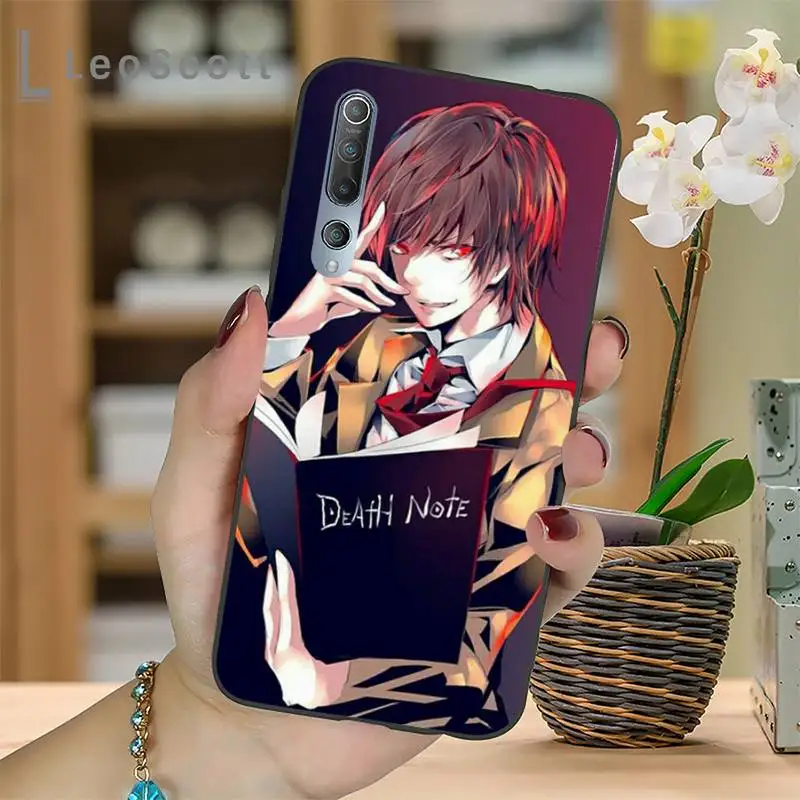 

Anime Death Note Phone Case For Xiaomi Redmi 7 8 9t a3Pro 9se k20 mi8 max3 lite 9 note 9s 10 pro