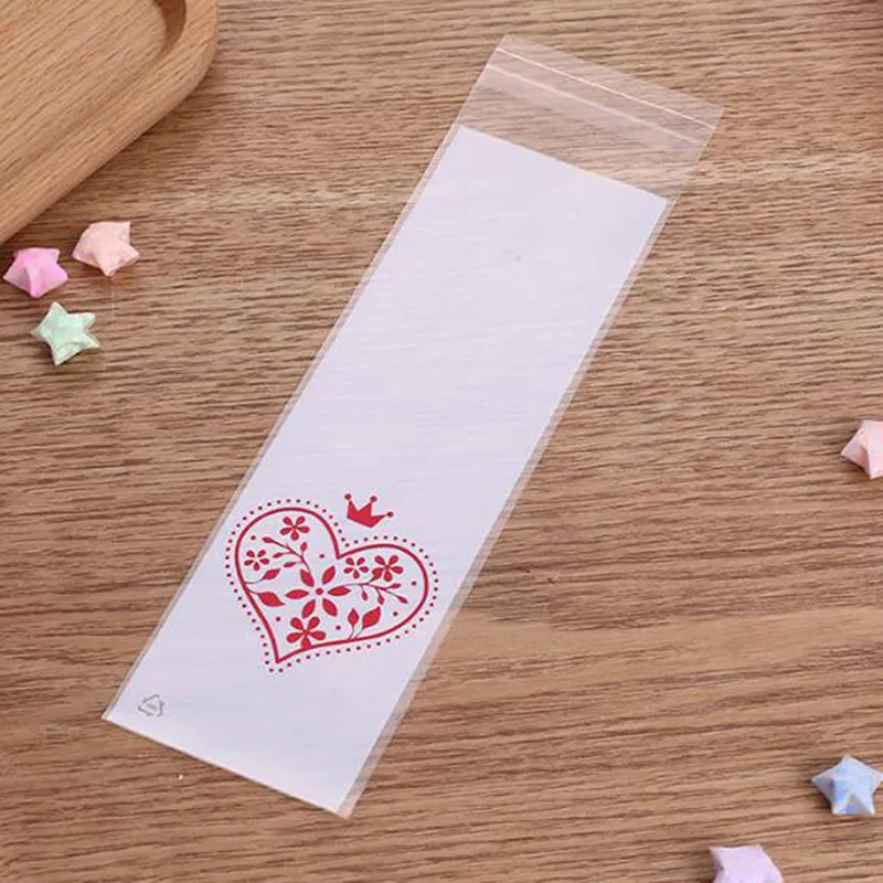 100 шт. креативный пластиковый подарок для хлеба самоклеящаяся Милая