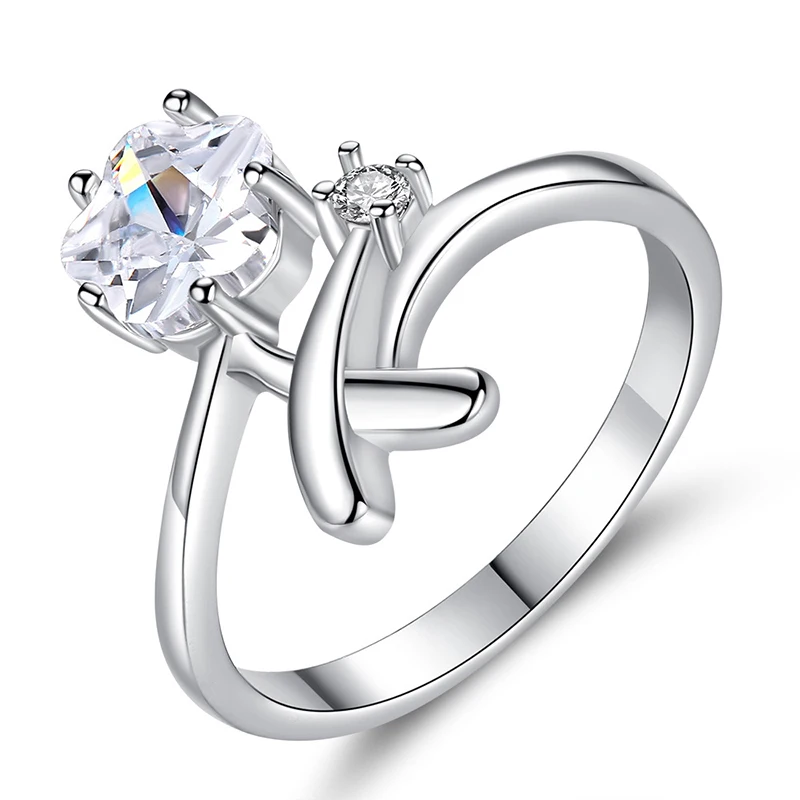 Значок бесконечности женские кольца белого и золотого цвета новое кольцо с