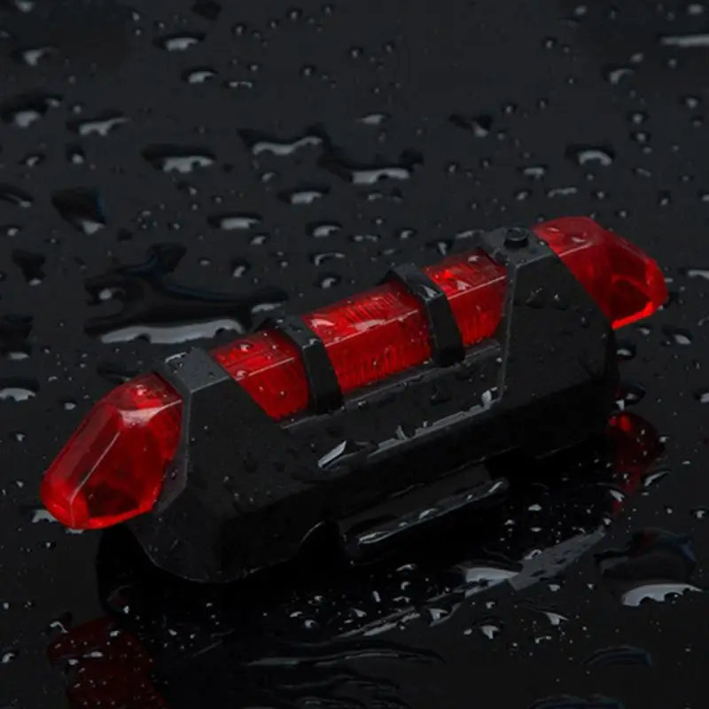 Светильник рь велосипедный фонарь предупреждающий USB Перезаряжаемый стильный