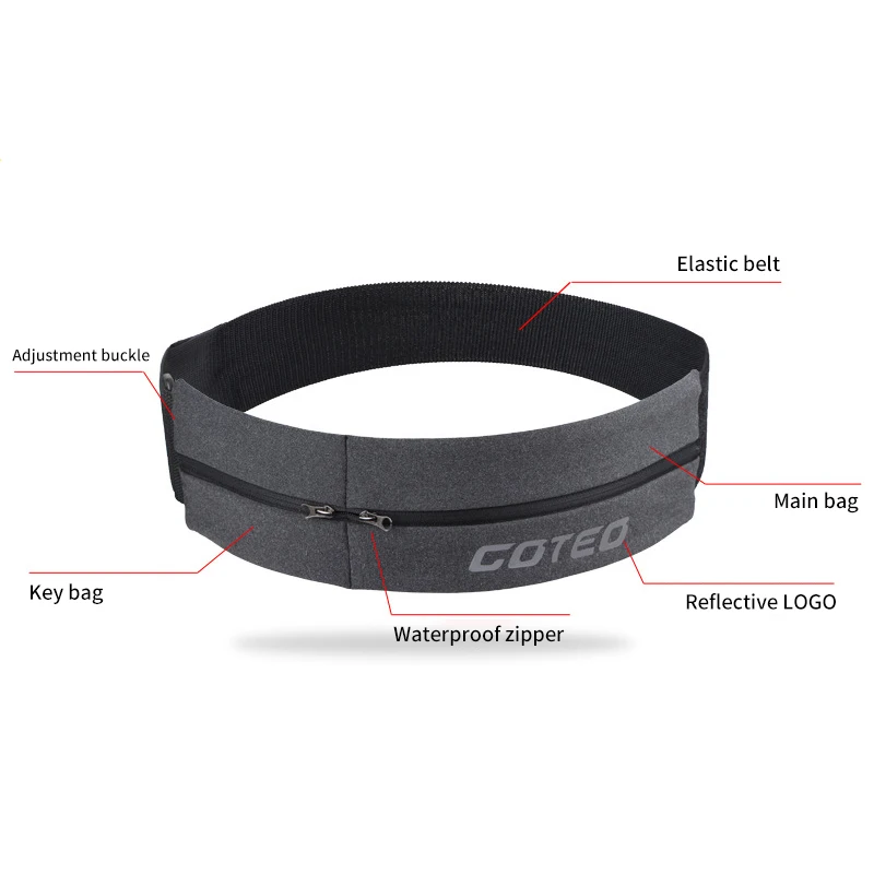 Elastic Sports Running Bag Waist Pack Belts GYM Fitness Phone Pouch For iPhone 13 12 Pro Max XR XS Waist Bag Sport Accessories