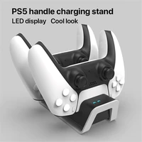 for ps5 wireless controller dock charger for ps5 game controller charging base for ps5 dual handle dual charger charger