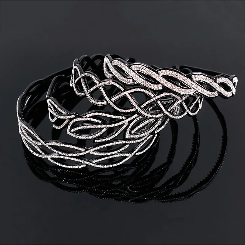 

Retro New Twist Leaves Teeth Bezel Hairbands Girls Non-Slip Hair Hoop Headband Fixed Headwear For Women Hair Band Accessories