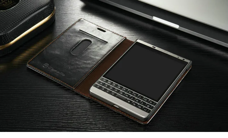 Брендовый кожаный чехол для Blackberry Passport 2, роскошный флип-чехол с подставкой и отделением для карт, чехол-кошелек для паспорта 2, чехол для телефона, Coque