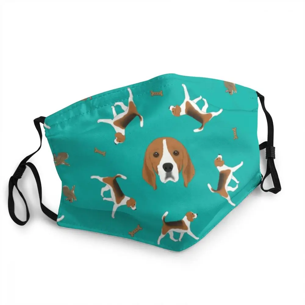 

Non-Disposable Beagle Bunch Mouth Mask Anti Haze Dust Protection Cover Respirator Mouth Muffle