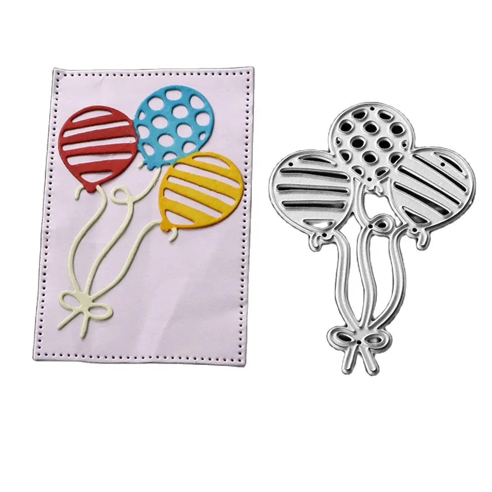 Воздушный шар Рождество Скрапбукинг металлические штампы резки ремесла резак