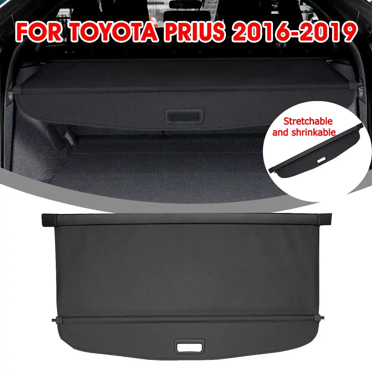 Audew для Toyota Prius- Автомобильный багажник тент Задний защитный грузовой Чехол алюминиевый авто задний грузовой экран защитный щит тени