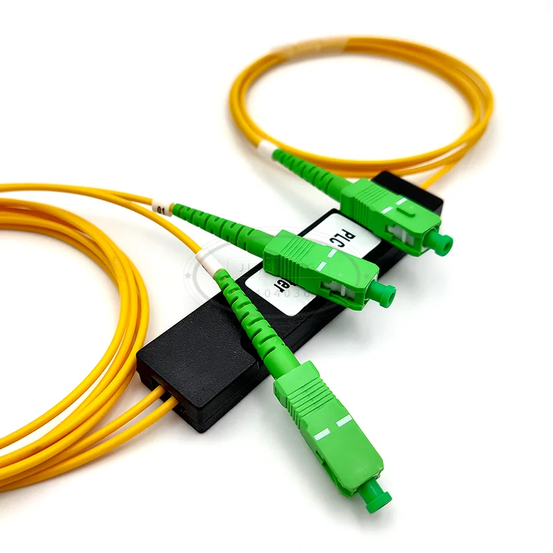 SC/APC 1X2 PLC одномодовый волоконно-оптический сплиттер FTTH 1x2 оптический