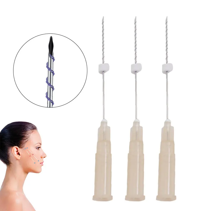 Корейская Стерильная v образная рассасывающаяся косичка для лица с