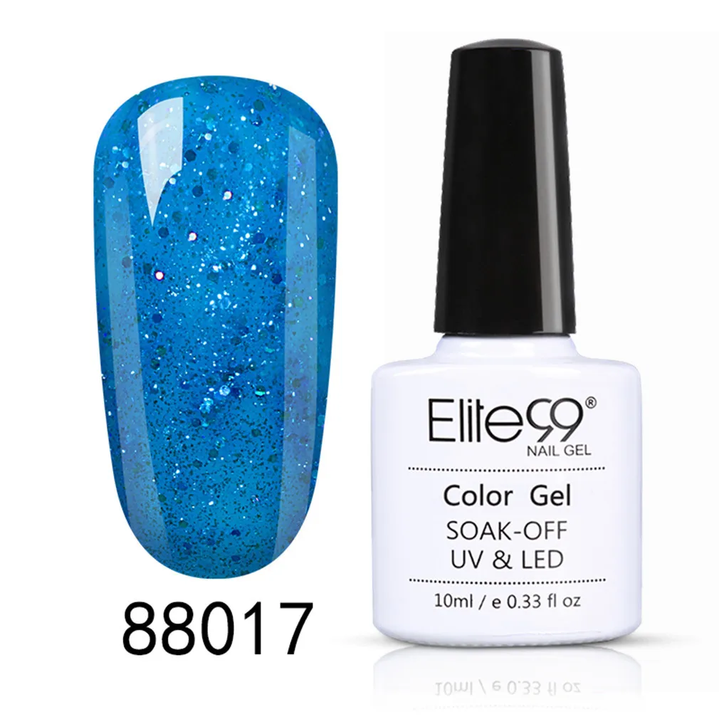 88017 Elite99 10 мл сменный Гель-лак для нейл-арта мрамор Halo эффект гель Перманентный лак для ногтей замачиваемый маникюрный гель для ногтей лак - Цвет: 88017