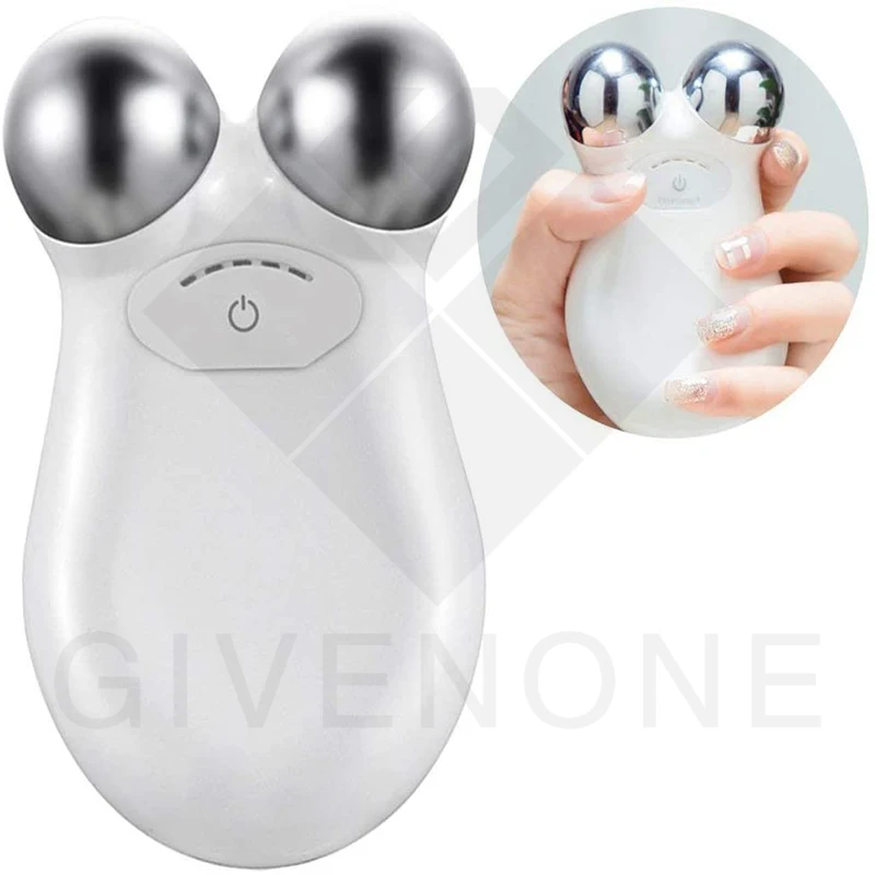 Мини-микроток массажер для лица Уход за кожей подъемный ролик Красота кожу