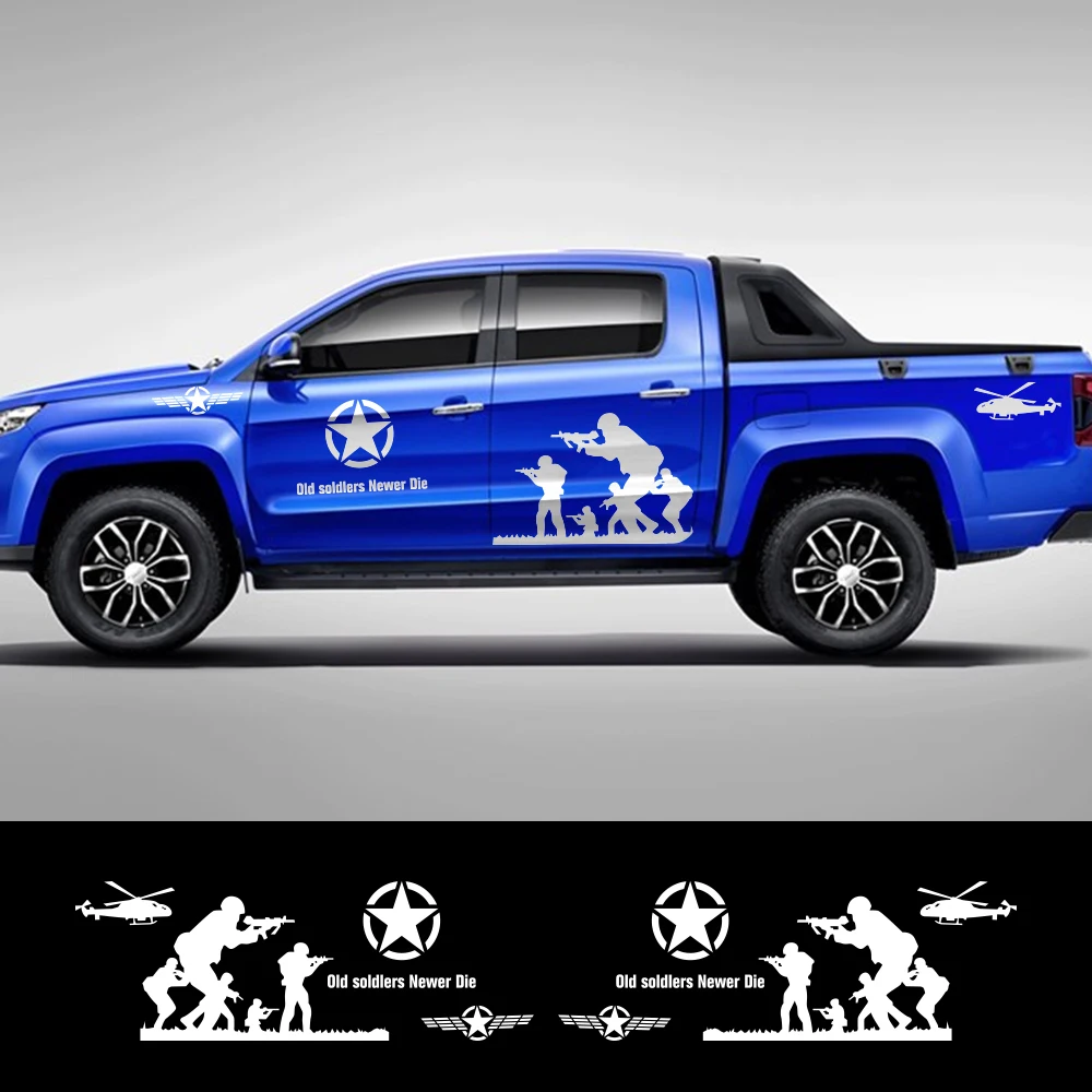 

8 шт., виниловые наклейки на двери автомобиля Ford Ranger Raptor F150 F250 F350 F450 F550 F650