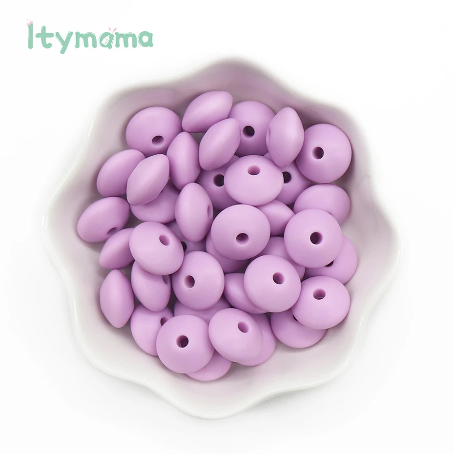 60pc BD020-29 Itymama, 60 шт., пищевые силиконовые счеты, бусины, жемчуг, силиконовые бусины, сделай сам, Прорезывание Зубов, уход за ребенком, ожерелье, соска, цепочка, детский Прорезыватель - Цвет: 60pc BD020-29