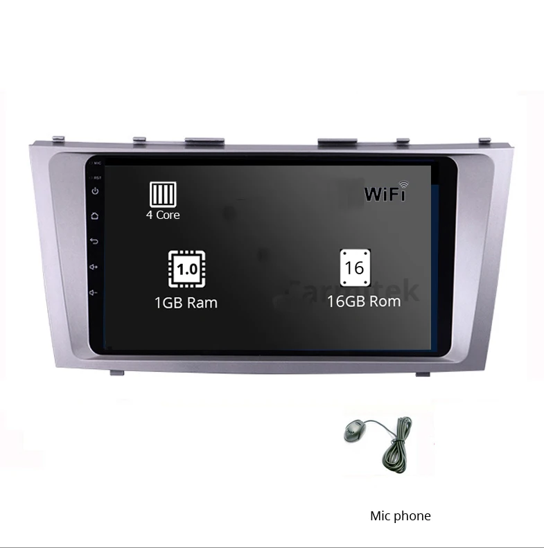 Wifi 1GB 16GB 9 дюймов Android камера DVD gps навигационная система сенсорный экран 2din для Toyota Camry vx 40 50 2006 2007 2008 2009 2010 2011 - Цвет: Wifi 1GB 16GB