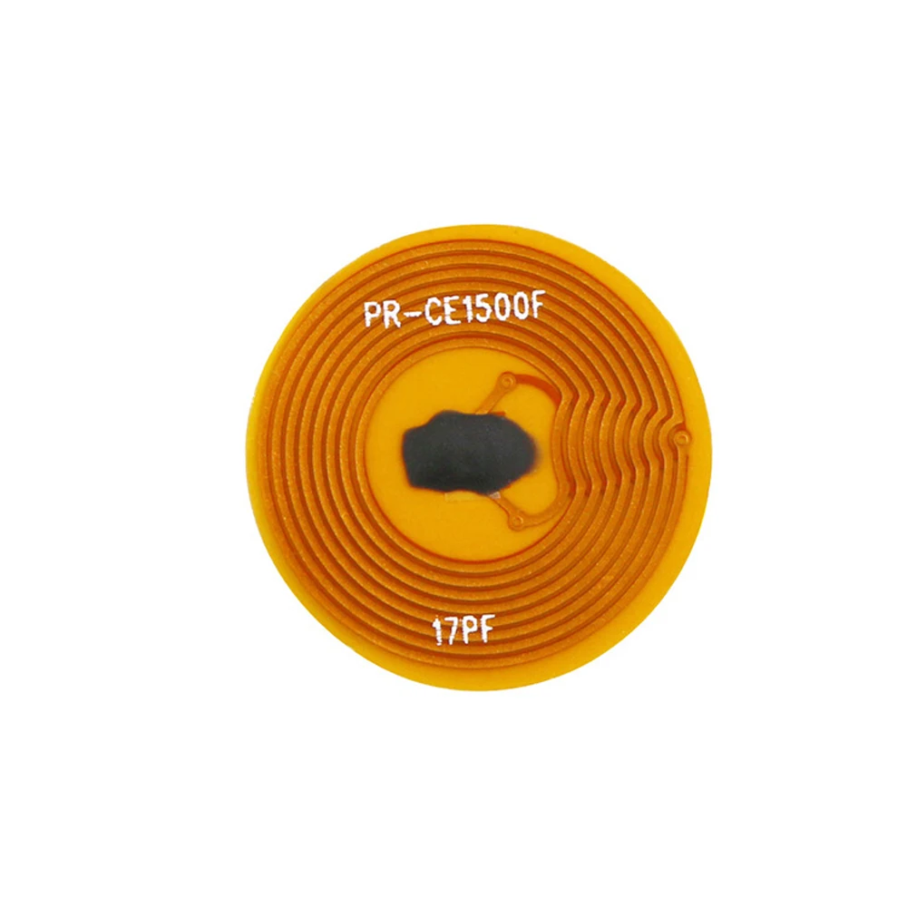 Диаметр 9 мм MF1 S50 Mini NFC 13 56 МГц MIFARE Classic 1K Bytes чип Tag FPC Sticker RFID система контроля