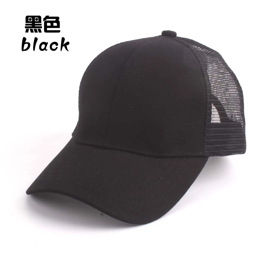 202 блестящая Кепка для конского хвоста женские бейсболки летние в пучок сетчатые