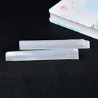 Натуральная подвеска неправильной формы необработанный Кристальный кварц кристаллы, гипсовые палочки, рейки энергия, ювелирные изделия, белый селенит, образец жезла исцеляющая руда