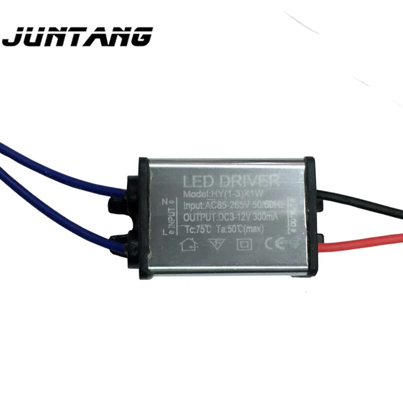 2pcs 3W High Power LED Waterproof Drive Supply 1-3X1W External AC85-265VDC6-12V | Лампы и освещение
