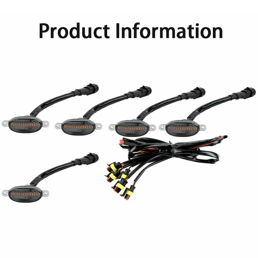 

Front Grille Bumper Grill Hood Amber LED Lights For Dodge RAM 1500 2500 3500 Car Exterior Decorative Lights Universal