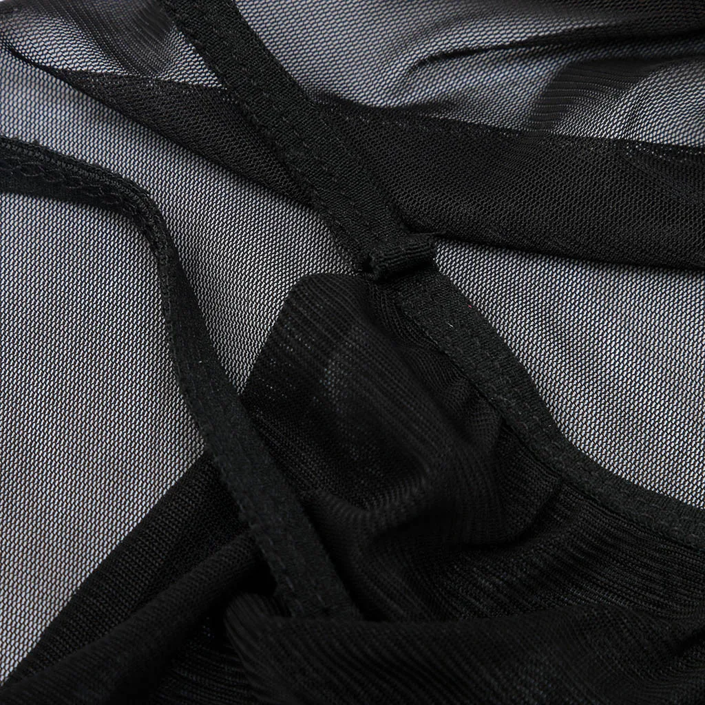 Женское сексуальное нижнее белье Babydoll ночное длинное платье + трусики