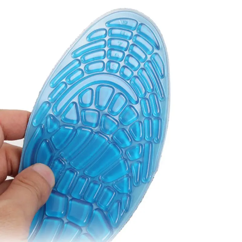 

Silica Gel Basketball Running Insoles Summer Breathable Foot Shoe Pad Q1FE