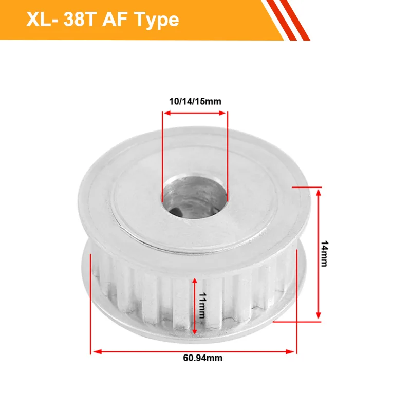 

XL 38T 11 XL 10/14/15