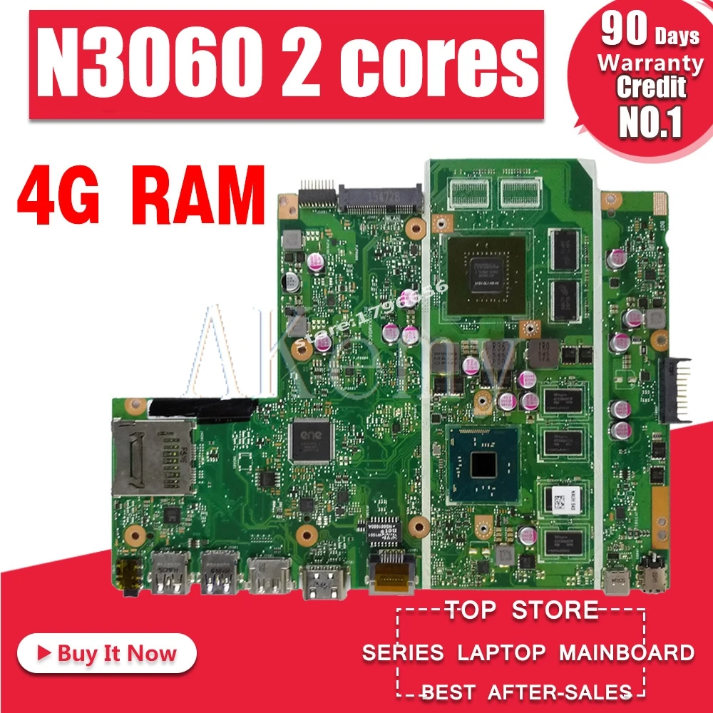 

X541SC MB._4G/N3060/AS V1G 90NB0CI0-R00040 Mainboard For Asus X541S X541SC Laptop motherboard 100% tested