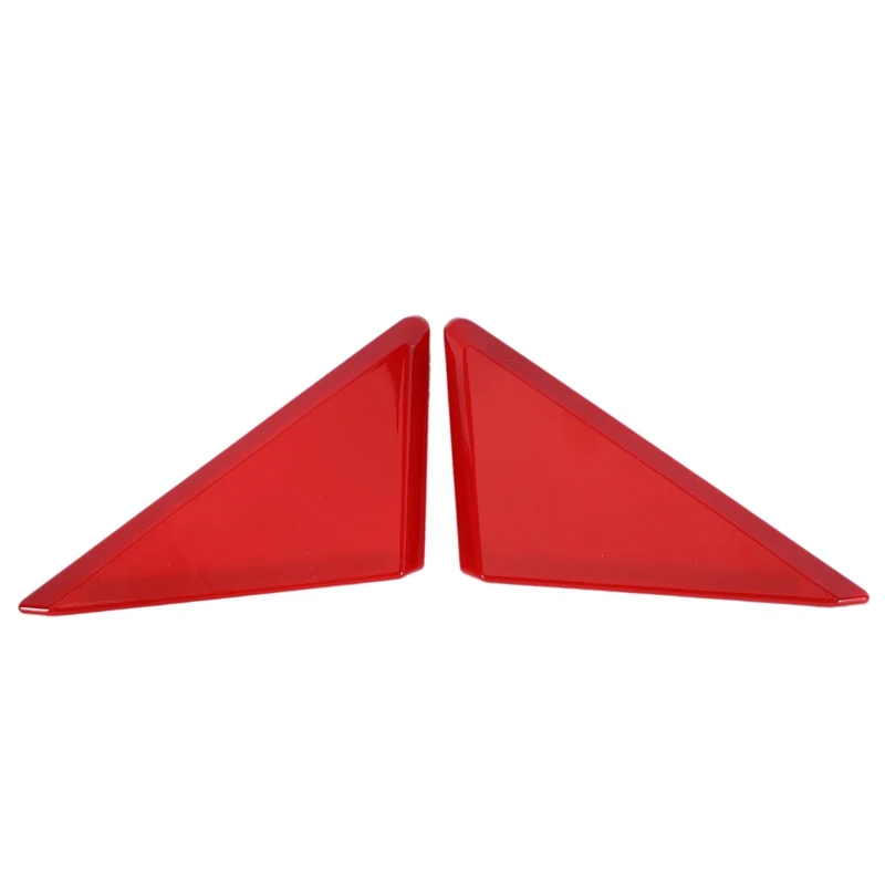 

Car Front Window Triple-cornered Cover Frame Molding Kit Trim for Chevrolet Camaro 2016-2018 Red