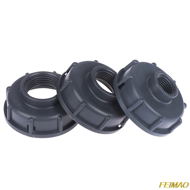 

Durable S60X6 Coarse Threaded Cap 60mm Female thread to 1/2",3/4",1" Adaptor Connector IBC Tank fittings IBC Tank Adapter