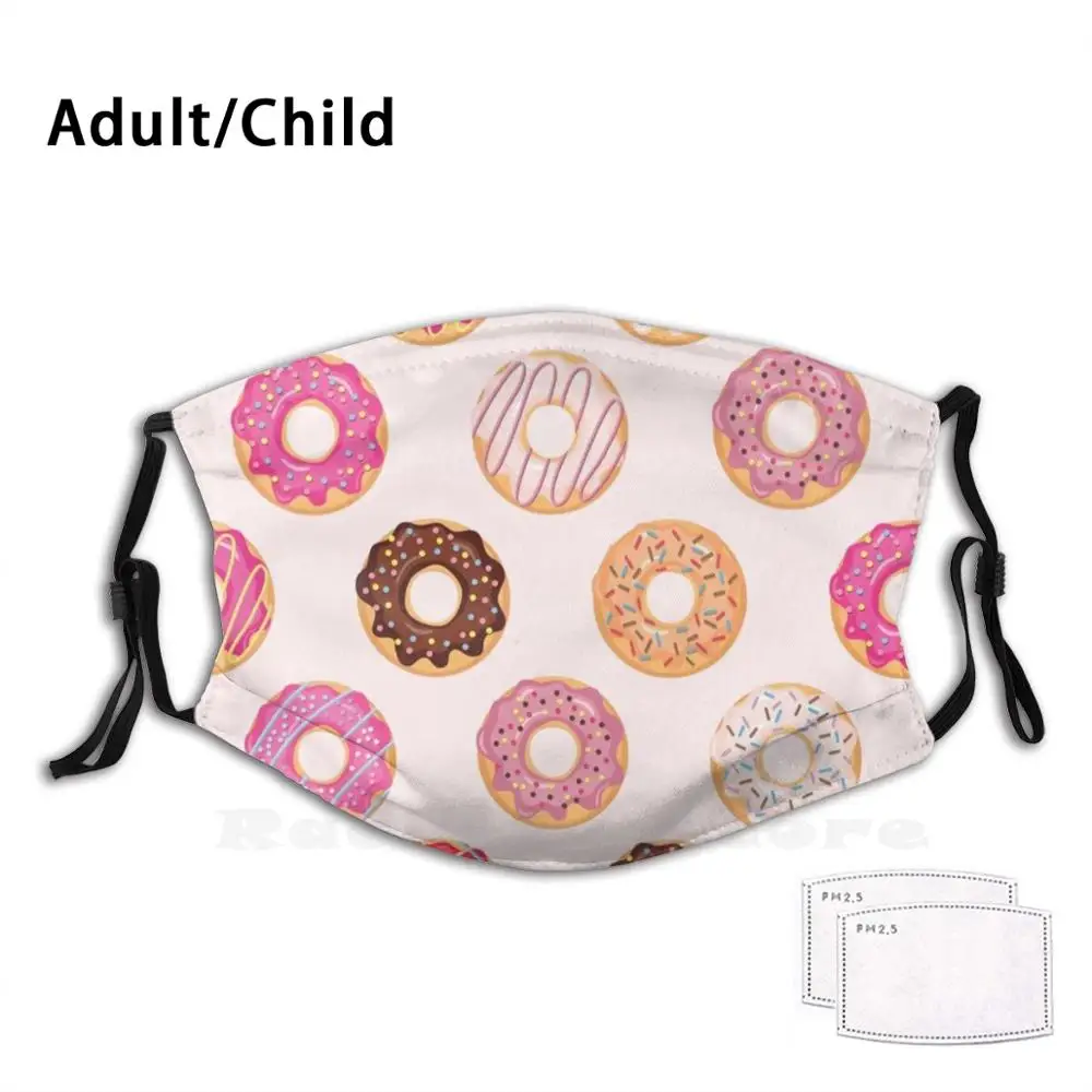 

Donut Mask Cute Donuts Pattern Print Washable Filter Anti Dust Mouth Mask Donut Donuts Donut Donuts Pattern Donut Lovers Donuts