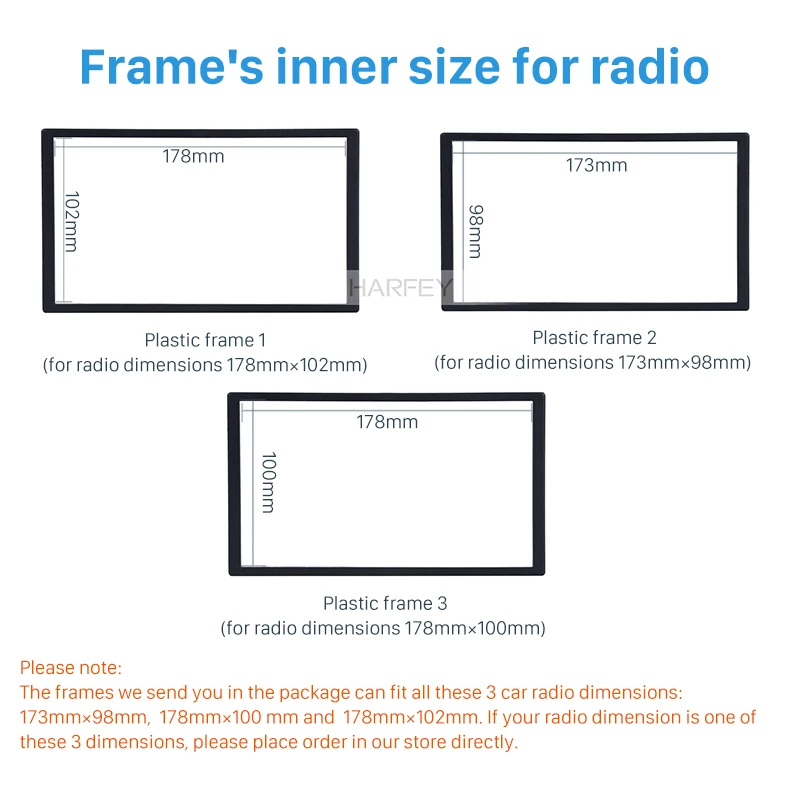 Harfey монтажный комплект аудио пластина двойной Дин радио фасции рамка для Ford Ranger