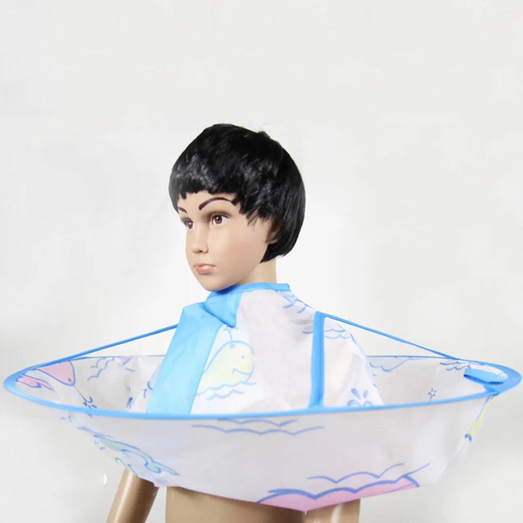 Платье для стрижки накидка волос детей и мальчиков парикмахерский фартук