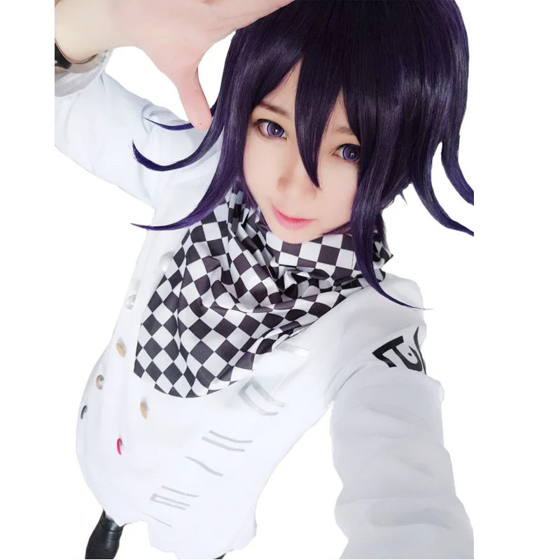 2020 Danganronpa V3 ума kokichi косплэй костюм японского аниме игры Школьная униформа одежды