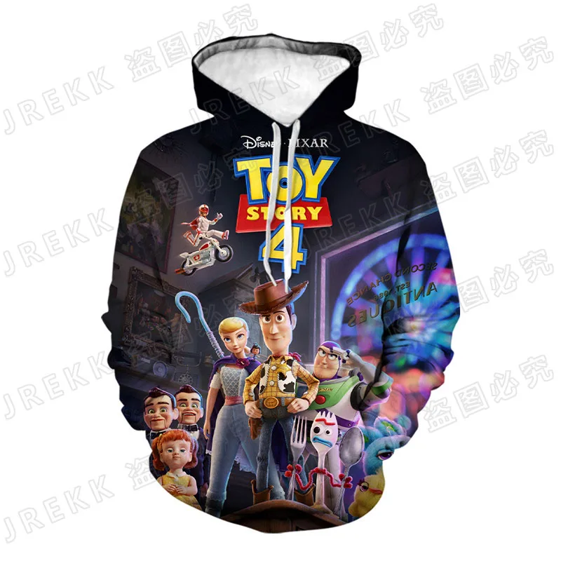 

Anime Toy Story 4 Hoodies Men Women Children Cool Sweatshirts 3D Printed Boy Girl Kids Pullover Long Sleeve Streetwear Coat