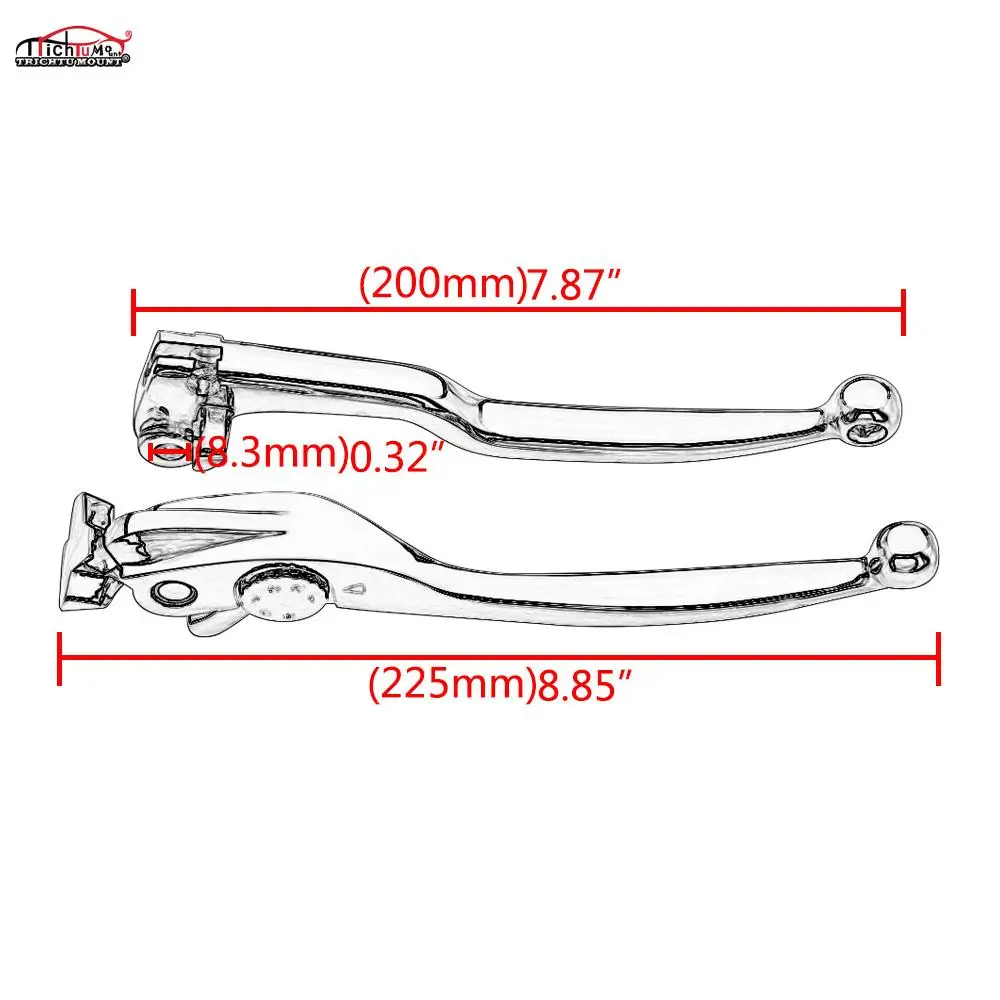 

Chrome Motorcycle Handlebar Brake Clutch Hand Control Lever For Honda CBR 600RR CBR600RR 2003-2006 CBR 954RR 2002-2003