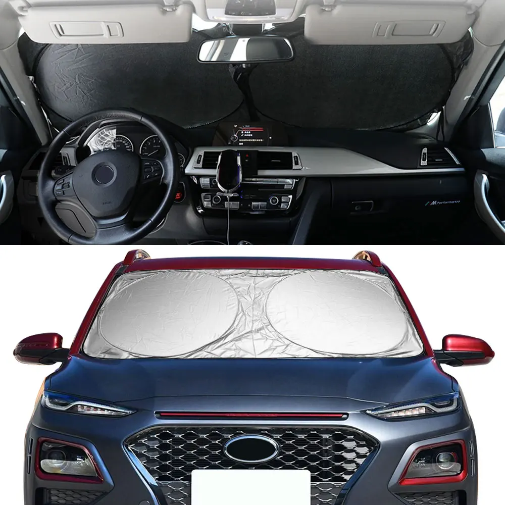 Солнцезащитный козырек на лобовое стекло автомобиля для Hyundai i40 Tucson 2020 i30 elantra i10