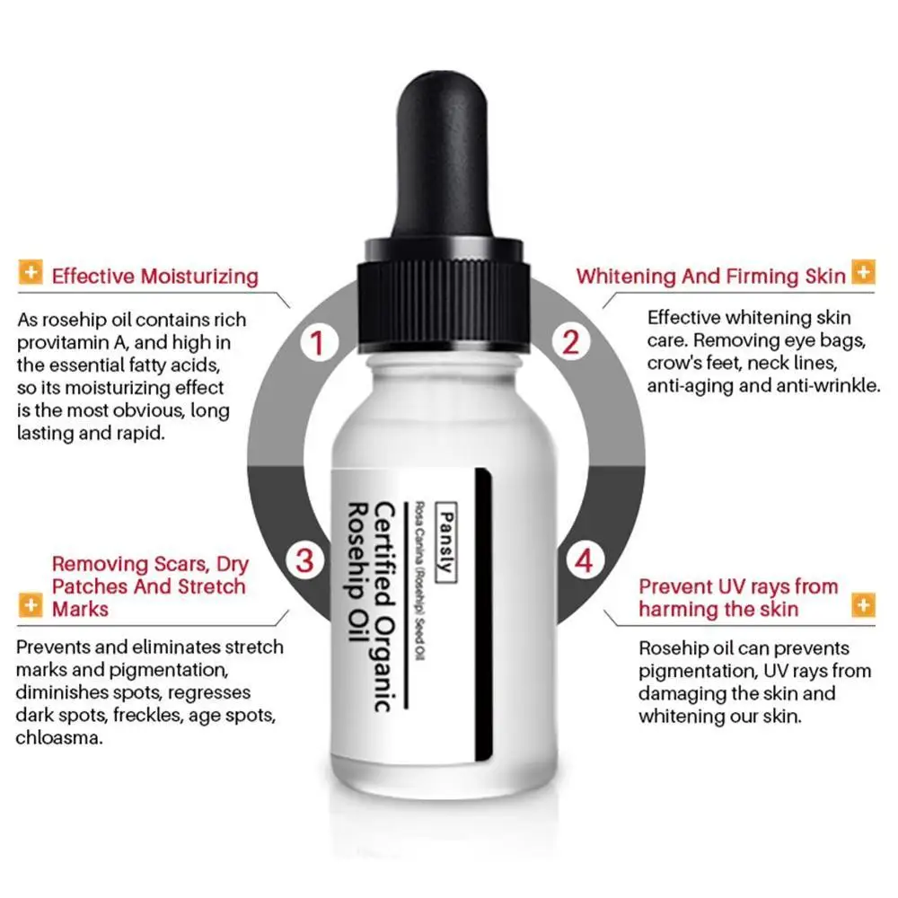 10 мл масло шиповника отбеливающий увлажняющий крем эфирное Уход за Кожей акне