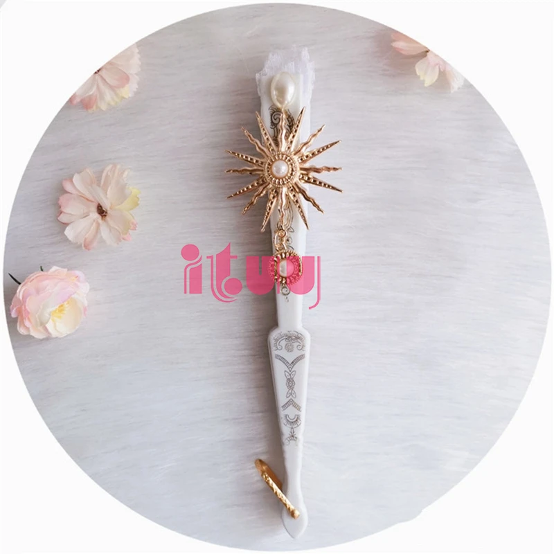 Ручной работы в стиле винтаж готика черный белый кружевной с золотым подкладом