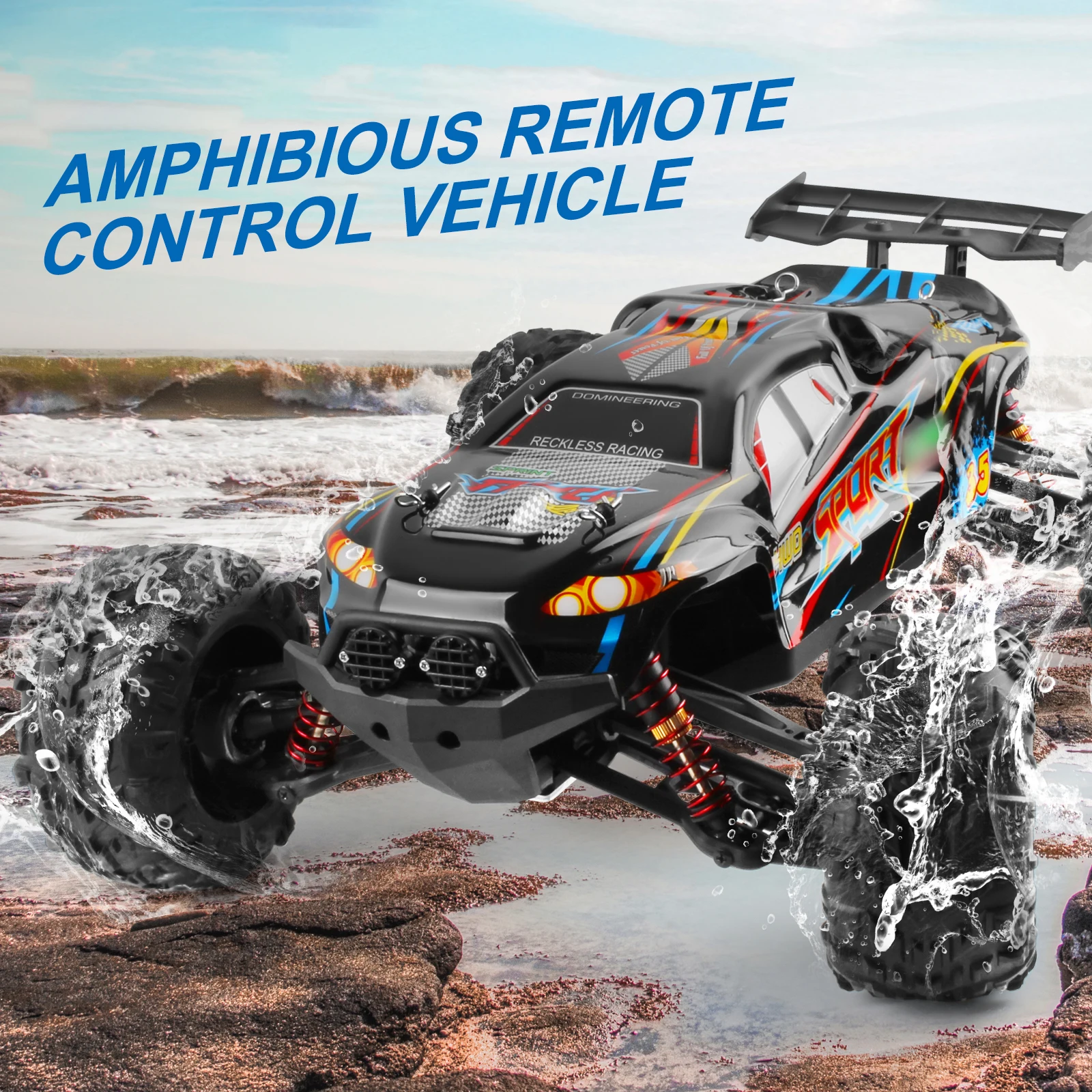50КМ/Ч Высокоскоростная 4WD RC Металлическая Автомодель с Независимой Амортизацией и Углом Подъема 45° - Игрушки для Детей в Подарок.
