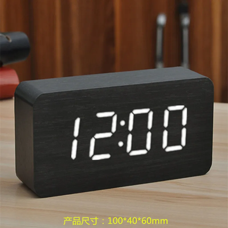 Умные часы с будильником беззвучные прикроватные для студентов креативный