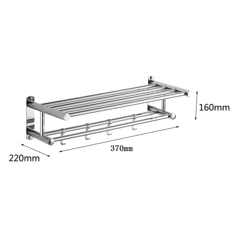 

Towel Holder Bathroom Towel Rack Storage Holder Wall Hanger Toilet Towel Clothes Shelf Cocina Accesorio
