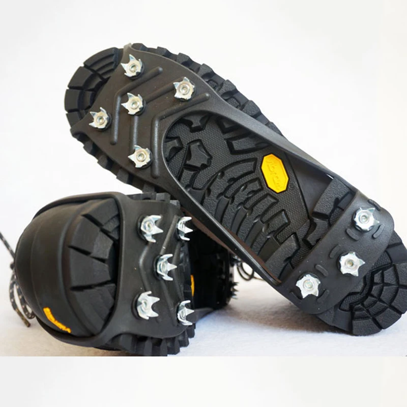 

Snow Non Slip Climbing Crampons Cleats Shoe Cover Ice Gripper For Spikes Winter Hiking Manganese Steel Outdoor Cleats Overshoes