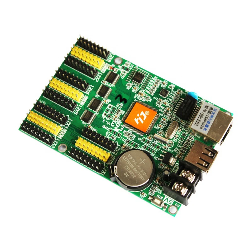 HD-E63 Ethernet и USB Порты разъёмы 4 * HUB08 & 8 HUB12 1024*128 пикселей с одним двумя Цвет Tri-Цвет