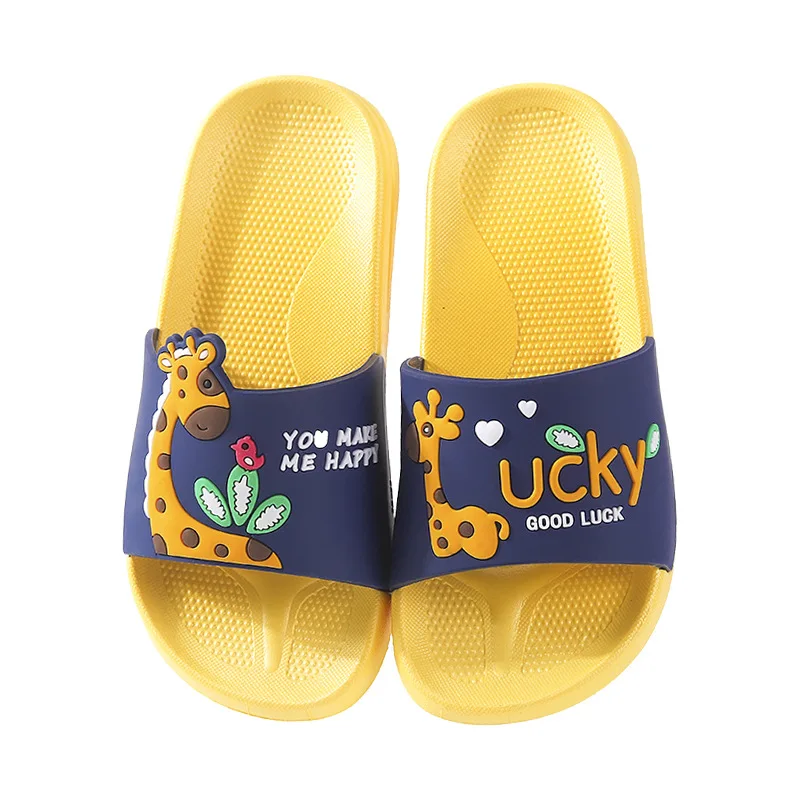 Children's Slippers Boys and Girls Antiskid Home Room Cartoon Bathroom Slippers Slipper Women Slippers House Women Shoes