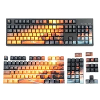 104keys set oem profile key pbt dye sublimation keycap for mx switch mechanical keyboard saturn theme keycaps