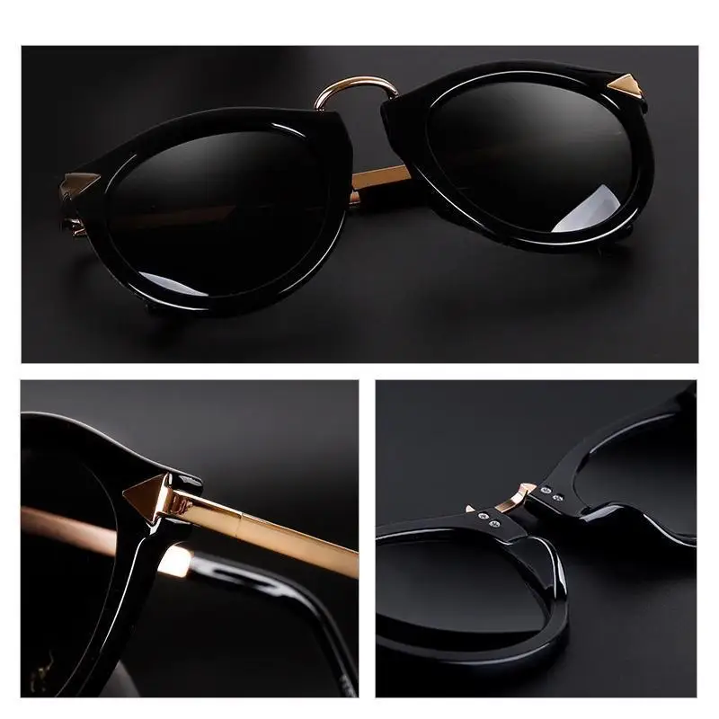 

Fashion Cat eye Sunglasses Women Luxury Brand Designer Metal Original Sun Glasses For Female vintage Oculos De Sol Feminino